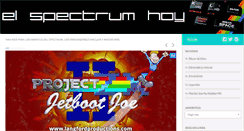 Desktop Screenshot of elspectrumhoy.es